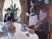 Paul Signac the dining room opus 152 painting